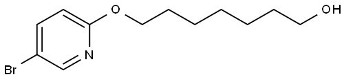 7-[(5-Bromo-2-pyridinyl)oxy]-1-heptanol Structure