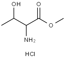 Methyl 2-amino-3-hydroxybutanoate hydrochloride Structure