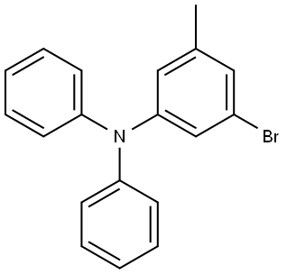 3-Bromo-5-methyl-N,N-diphenylaniline Structure