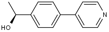 (S)-1-(4-(pyridin-4-yl)phenyl)ethan-1-ol Structure