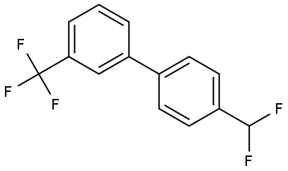 4'-(Difluoromethyl)-3-(trifluoromethyl)-1,1'-biphenyl Structure