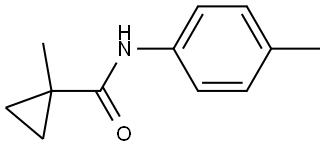 1-methyl-N-(p-tolyl)cyclopropanecarboxamide Structure