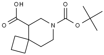 7-(1,1-Dimethylethyl) 7-azaspiro[3.5]nonane-5,7-dicarboxylate Structure