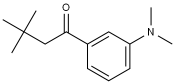 1-[3-(Dimethylamino)phenyl]-3,3-dimethyl-1-butanone Structure