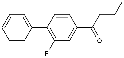 1-(2-fluoro-[1,1'-biphenyl]-4-yl)butan-1-one Structure