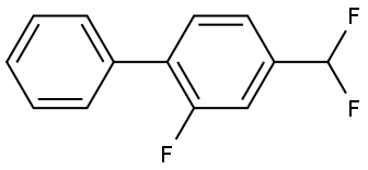 4-(Difluoromethyl)-2-fluoro-1,1'-biphenyl Structure