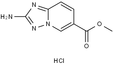 methyl 2-amino-[1,2,4]triazolo[1,5-a]pyridine-6-carboxylate hydrochloride Structure