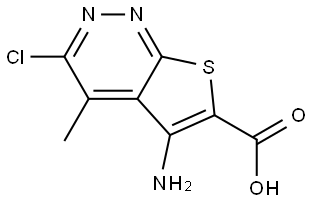 5-amino-3-chloro-4-methylthieno[2,3-c]pyridazine-6-carboxylic acid Structure