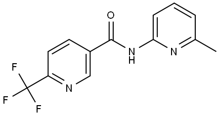 N-(6-Methyl-2-pyridinyl)-6-(trifluoromethyl)-3-pyridinecarboxamide Structure