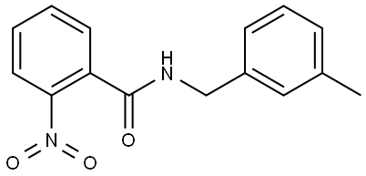 N-(3-methylbenzyl)-2-nitrobenzamide Structure