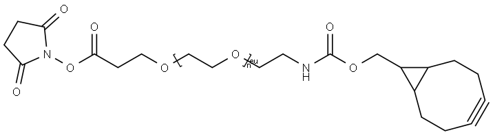 endo-BCN-PEG12-NHS ester Structure