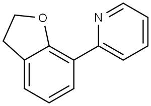 2-(2,3-Dihydro-7-benzofuranyl)pyridine Structure