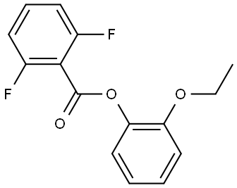 2-ethoxyphenyl 2,6-difluorobenzoate Structure