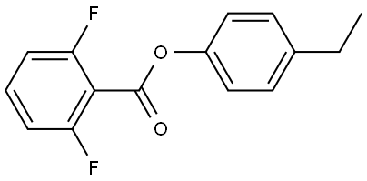 4-ethylphenyl 2,6-difluorobenzoate Structure