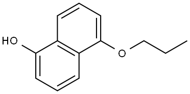 5-Propoxy-1-naphthalenol Structure