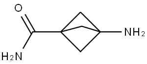 3-Aminobicyclo[1.1.1]pentane-1-carboxamide 구조식 이미지