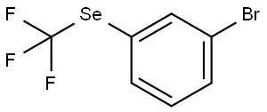 (3-Bromophenyl)(trifluoromethyl)selane 구조식 이미지