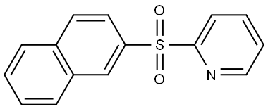 2-(2-Naphthalenylsulfonyl)pyridine Structure