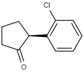 (S)-2-(2-Chlorophenyl)cyclopentanone Structure