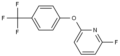 Pyridine, 2-fluoro-6-[4-(trifluoromethyl)phenoxy]- Structure