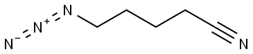 5-azidopentanenitrile 구조식 이미지