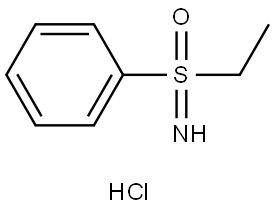 Ethyl(imino)phenyl-lambda6-sulfanone hydrochloride Structure