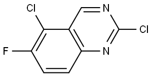 2,5-dichloro-6-fluoroquinazoline Structure