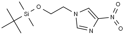 1H-Imidazole, 1-[2-[[(1,1-dimethylethyl)dimethylsilyl]oxy]ethyl]-4-nitro- Structure