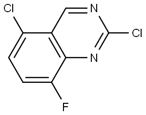 2,5-dichloro-8-fluoroquinazoline Structure