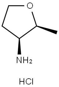 (2S,3S)-2-methyl-tetrahydrofuran-3-amine hydrochloride Structure