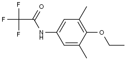 N-(4-Ethoxy-3,5-dimethylphenyl)-2,2,2-trifluoroacetamide Structure