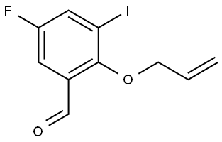 5-Fluoro-3-iodo-2-(2-propen-1-yloxy)benzaldehyde 구조식 이미지