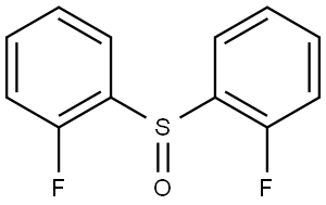 2,2'-sulfinylbis(fluorobenzene) Structure