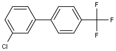 3-Chloro-4'-(trifluoromethyl)-1,1'-biphenyl Structure