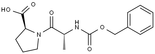 Cbz-D-Ala-L-Pro Structure