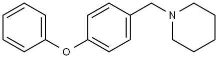 1-[(4-Phenoxyphenyl)methyl]piperidine Structure