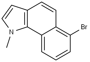 6-Bromo-1-methyl-1H-benz[g]indole Structure