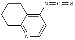 5,6,7,8-Tetrahydro-4-isothiocyanatoquinoline Structure