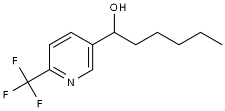 α-Pentyl-6-(trifluoromethyl)-3-pyridinemethanol Structure