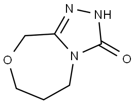 2,6,7,9-Tetrahydro-3H,5H-[1,2,4]triazolo[3,4-c][1,4]oxazepin-3-one Structure