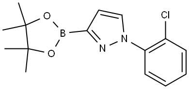 1-(2-Chlorophenyl)-1H-pyrazole-3-boronic acid pinacol ester Structure
