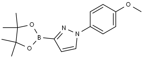 1-(4-Methoxyphenyl)-1H-pyrazole-3-boronic acid pinacol ester Structure