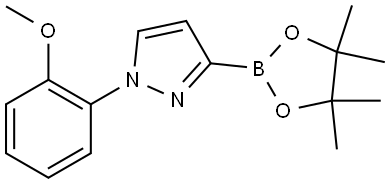 1-(2-Methoxyphenyl)-1H-pyrazole-3-boronic acid pinacol ester Structure