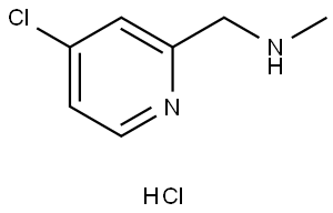 [(4-chloropyridin-2-yl)methyl](methyl)amine hydrochloride Structure