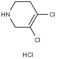 4,5-dichloro-1,2,3,6-tetrahydropyridine hydrochloride Structure