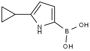 5-Cyclopropylpyrrole-2-Boronic Acid Structure