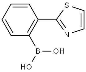 2-(Thiazol-2-yl)phenylboronic acid Structure