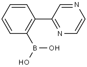 2-(Pyrazin-2-yl)phenylboronic acid Structure