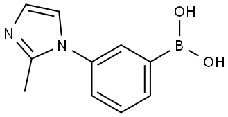 3-(2-Methylimidazol-1-yl)phenylboronic acid Structure