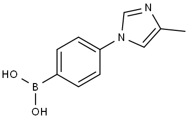 4-(4-Methylimidazol-1-yl)phenylboronic acid Structure